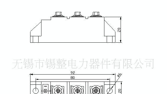无锡 锡整 晶闸管/可控硅 整流 模块MT55-12