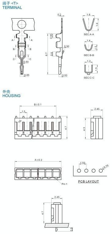 供SZN间距条形连接器（图）