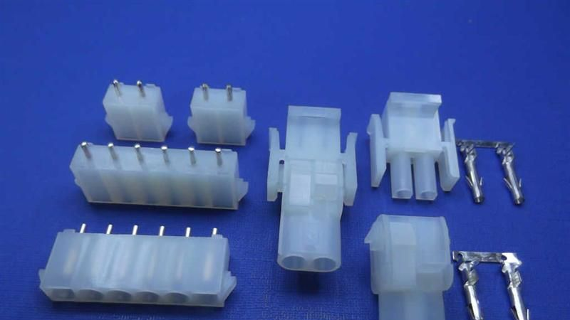 AMP 63080 线对线连接器 6.35MM 2x3P 母壳
