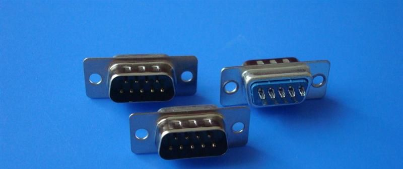 VGA DB9p公头简易 黑胶/蓝胶 插头/连接器