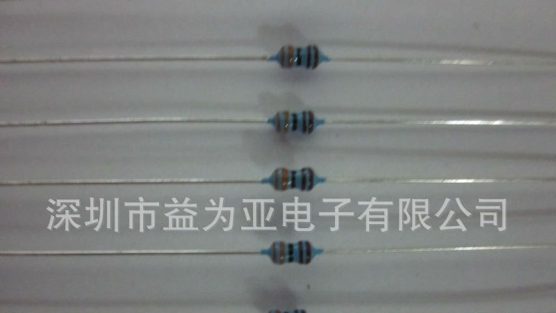 插件金属膜电阻 精密电阻1/8W  1/6W