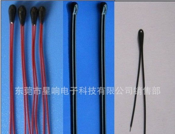 10KΩ±2％-3950/红线小黑头热敏电阻/花洒热敏电阻/NTC热敏电阻