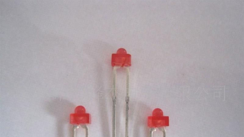 小功率LED灯珠F1.8奶嘴型红发红色 1.8mm红色LED发光二极管