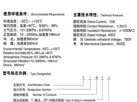 供应 Y1-8型压接圆形连接器 航空插座 航空插头