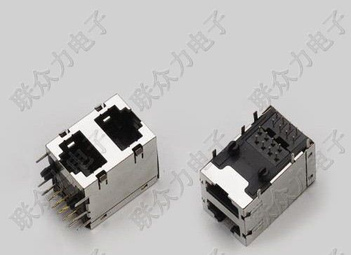 双USB加RJ45带灯 厂家热销