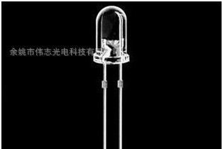 供应长脚F5mm圆头有边高亮度白光暖光LED灯珠