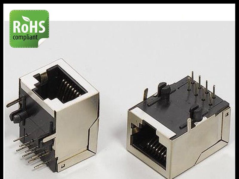 水晶头，RJ45网络连接器
