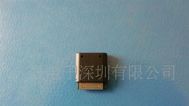 iPod30P按键园角大方壳手机插头连接器