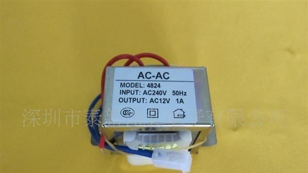 厂家供应12V/1A低频变压器，EI48X30系列