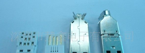 USB 连接器 A公四件套 双防呆 插头 电脑周边接口