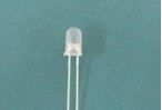 供应雾状圆头红色LED F3雾状红光LED 3MM长脚雾状红色LED