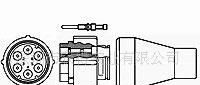 供应AMP连接器863022-1 LGH多插针连接器及电缆组件