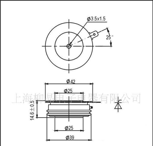 高频可控硅Y30KSC200A1200V(图