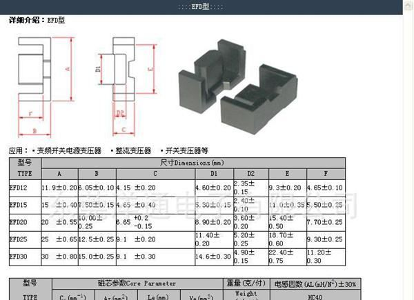 骨架epc13  尺寸图 YT-1311