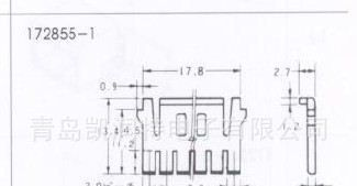 原装进口连接器/接插件   TE  172855-1
