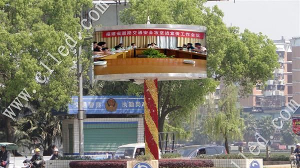 供应南平建瓯显示屏 户外P12全彩显示屏 海峡彩亮LED显示屏
