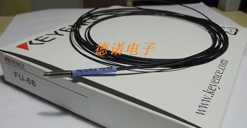 KEYENCE基恩士进口线光纤传感器FU-68/质保一年 M4反射型