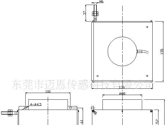 拉绳传感器 拉线编码器 拉绳尺 拉绳位移传感器