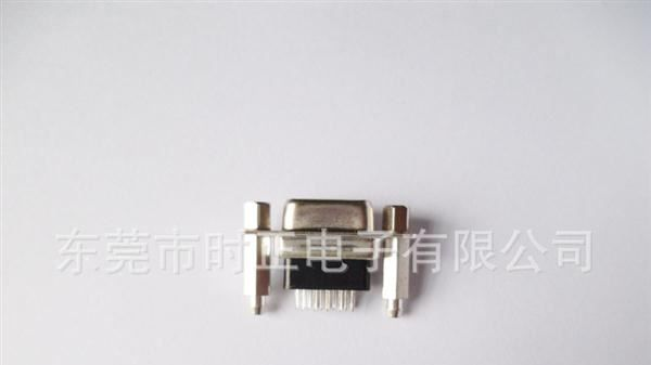 D-SUB连接器HDB15PIN插板式高侧面接插件公座母座