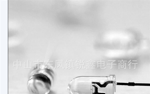 F5mm圆头白发橙光LED发光二极管  5mm超亮白发橙光LED