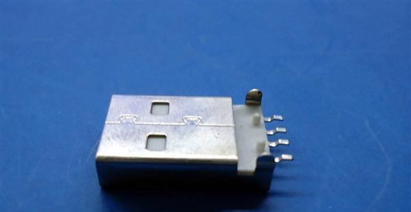 供应USB连接器/USB插头 A公180度贴片(图)