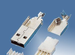 USB 连接器AM 焊线三件套