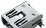 MINI USB 5P母座 ， AB Type SMT式，MINI USB连接器
