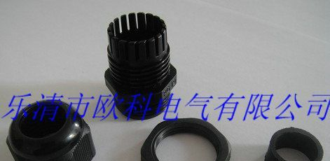 供应绍兴尼龙防水接头M40×1.5塑料电缆防水固定头厂家批发