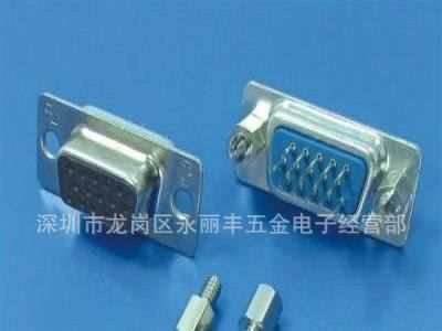 厂价直销,D-SUB连接器，（DP）HDB15P 三排 180度 插板