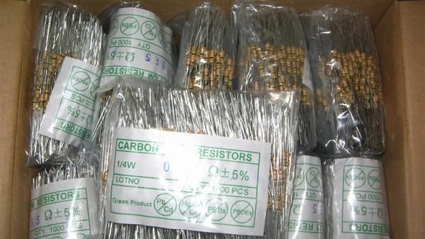 供应 碳膜电阻 1/4W 全系列电阻