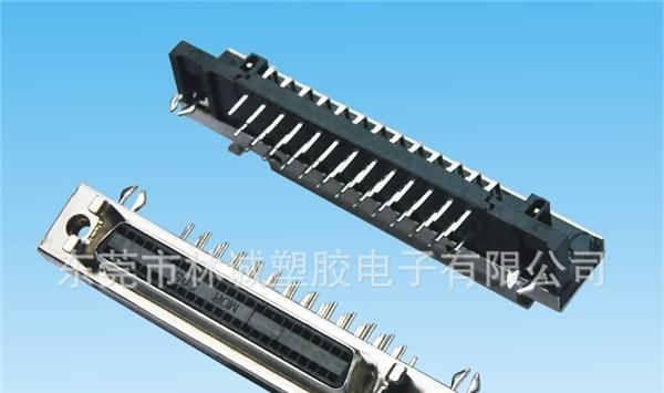 SCSI（HPDB） 50P 母/180度/PCB连接器