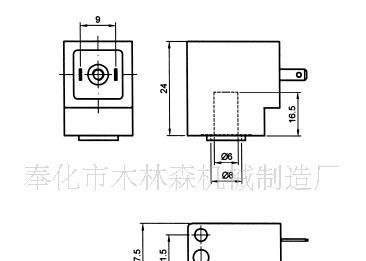 供应电磁线圈组件，热固性塑封类感应线圈