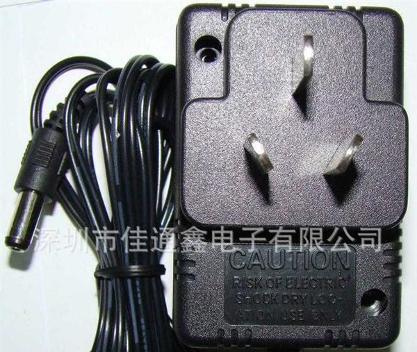 厂家佳通鑫直销澳规240v输入8v150MA电源适配器低频适配充电器