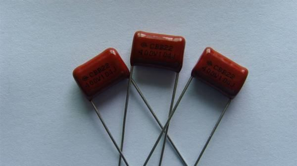 CBB22(MPP) 400V 104J P=10金属化聚丙烯膜电容器