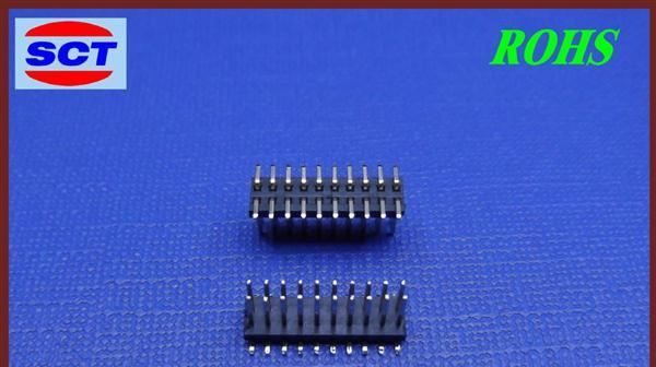 厂家供应 PH1.27 2*10P 双排SMT 贴片排母