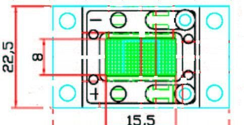 厂家长期供应20W（方形） 大功率LED 面光源
