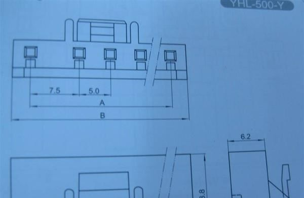 供应YHL-500条形连接器 接插件 针座