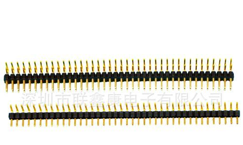 长期供应2.54mm 2*40pin 弯针