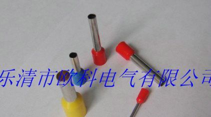 供应管形预绝缘端头 E1006 衢州铜线耳 针管端头