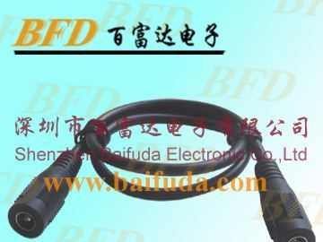 供应DC电源线 DC5.*2.1插头电源线　DC线　DC公头转母头电源线