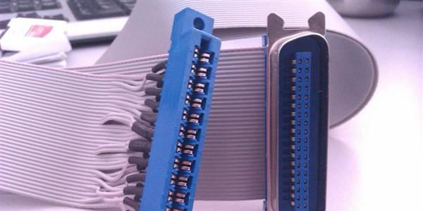 MICRO MATCH 红色IDC 14P CABLE;红色排线；TYCO红色IDC头；