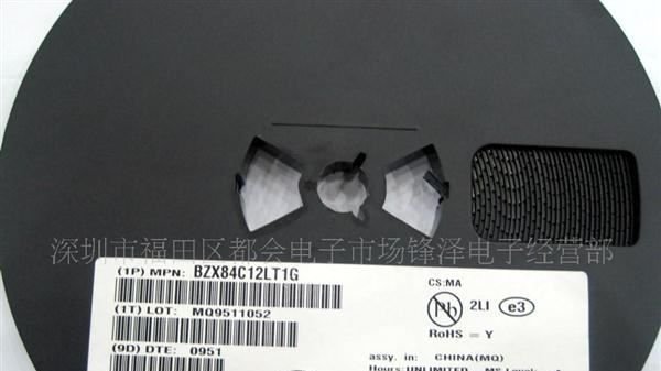 供应安森美齐纳二极管BZX84C12LT1G