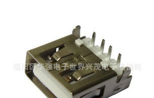 特价供应USB连接器A母沉板 平口 厂家直销