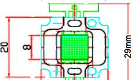 厂家长期供应10W 绿光大功率LED 集成光源