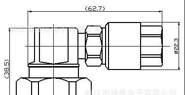 L29-JW1/2S超柔射频连接器    DM-1/2S RA