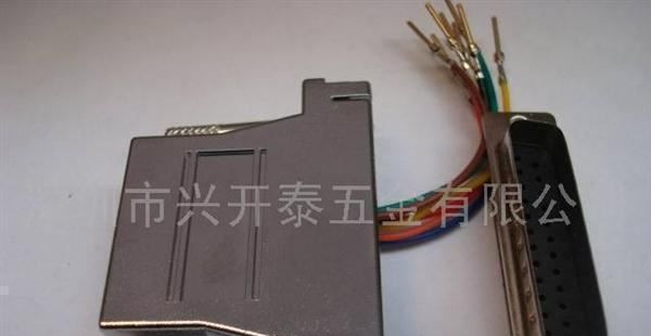 供应兴开泰RJ45-DB9网络转换器,DB9转RJ45电脑转换头