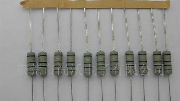 供应1/4W,1/2W,1W,2W,3W,5W绕线型熔断电阻器
