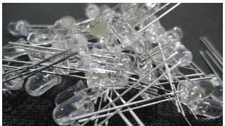 大量供应5mm 白色短脚LED（发光二极管）发光管 LED 38元/K起
