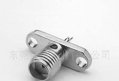 14.SMA Female 2 Hole Flange Solder Type射频连接器