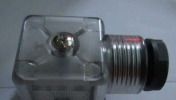 液压阀插头连接器，电磁阀插头连接器，比例阀插头LED 发光接线盒